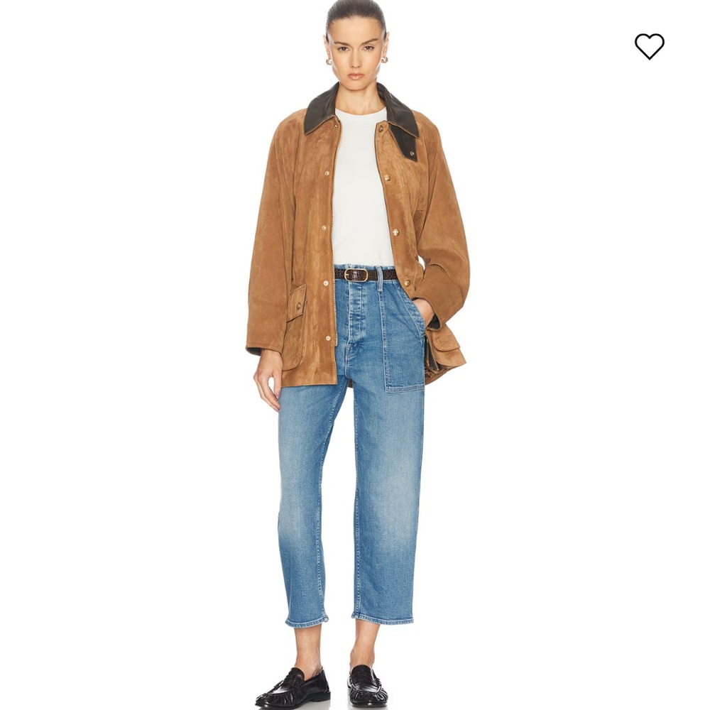 MOTHER Patch Pocket Private Flood jeans